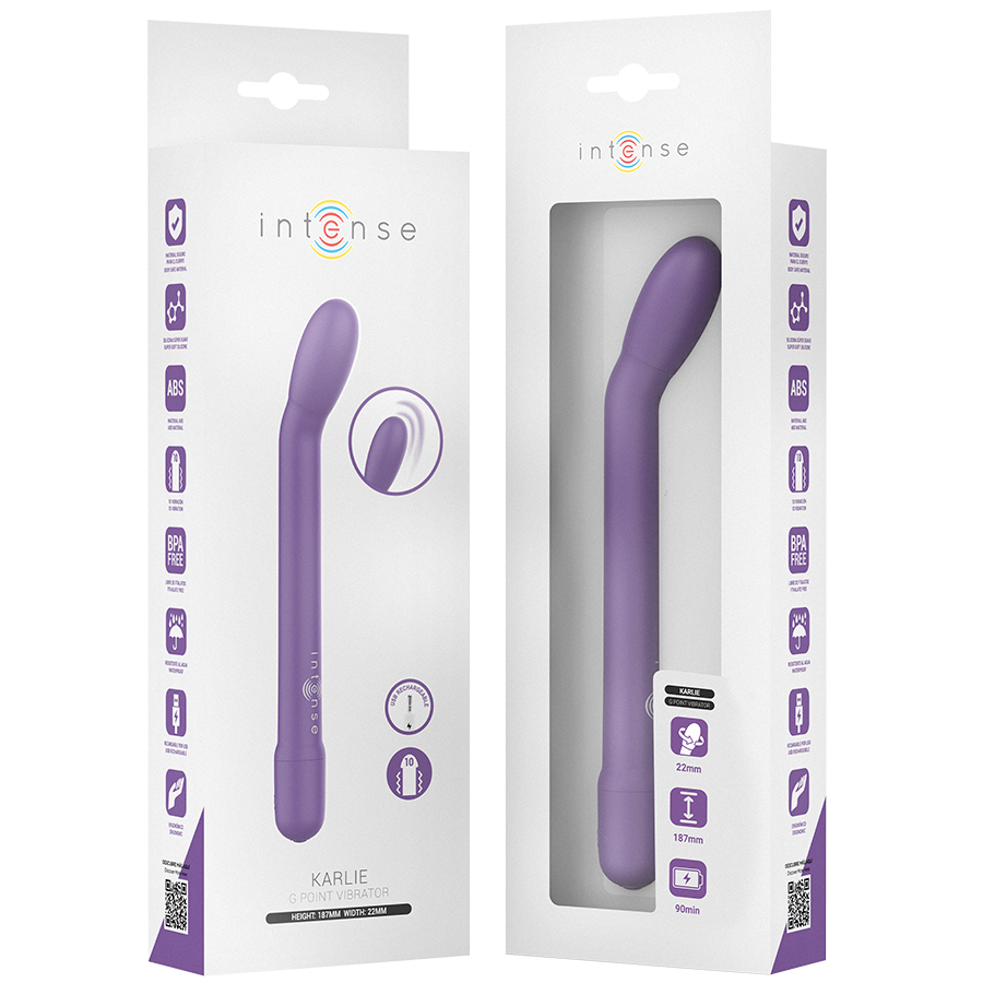 Intense stimulateur de point g rechargeable karlie violet