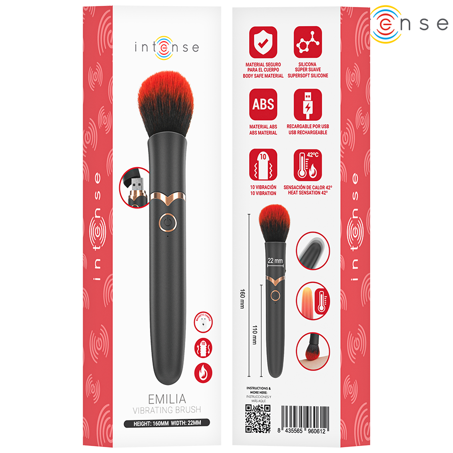 INTENSE - EMILIA BROSSE VIBRANTE CHAUFFANTE 16 CM