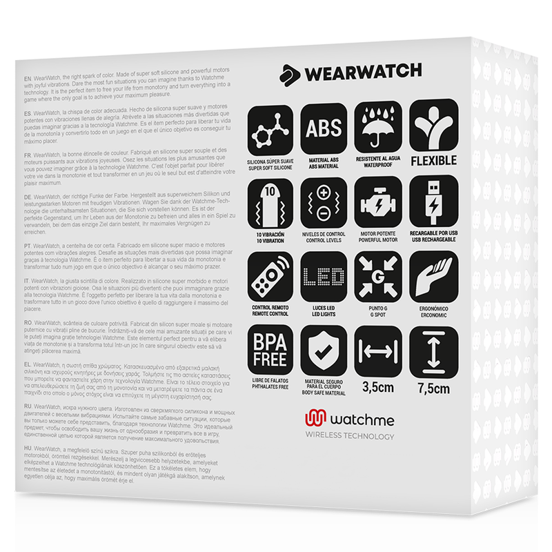 WEARWATCH - WATCHME TECHNOLOGIE TÉLÉCOMMANDE UF EAU DE MER / ROSE