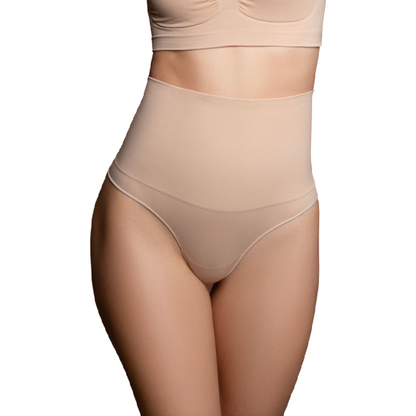 BYE-BRA - FAONNEUR SANS POINTS STYLE STRING BEIGE TAILLE L