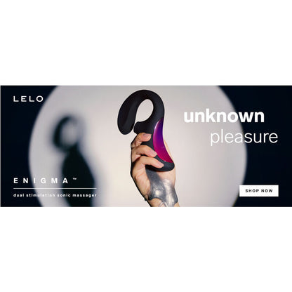 LELO - ENIGMA DOUBLE ASPIRATION STIMULATION MASSEUR  ROSE PROFONDE
