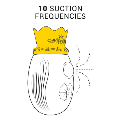 INTENSE - STIMULATEUR CLITORIS 10 MODES D'ASPIRATION ET DE LÉCHAGE - ROUGE