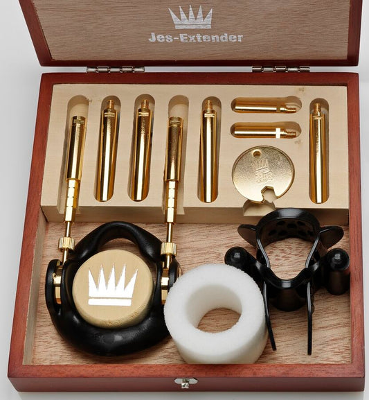 Jes-Extender Gold — Extenseur pénien plaqué or 24 carats