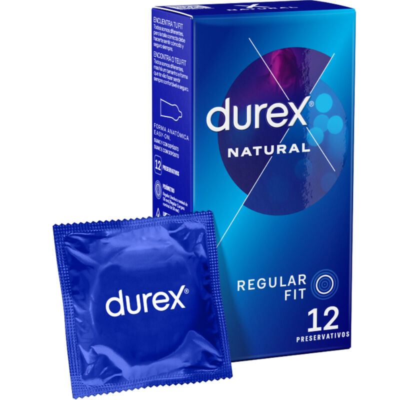 Durex Naturel Plus — Préservatifs x12