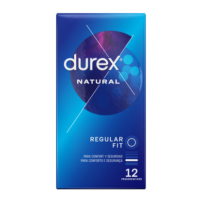 Durex Naturel Plus — Préservatifs x12