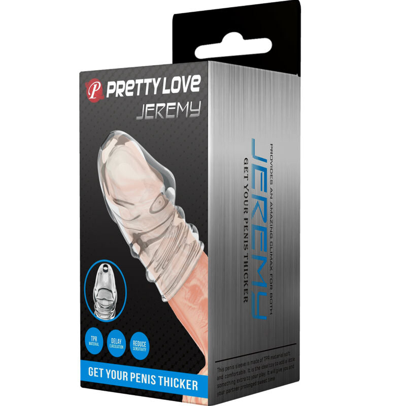 PRETTY LOVE - ÉPAISSISSANT DE PÉNIS TRANSPARENT JEREMY