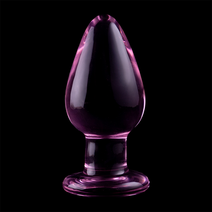 NEBULA SERIES BY IBIZA - PLUG ANAL MODÈLE 3 VERRE BOROSILICATE ROSE 11 CM -O- 5 CM