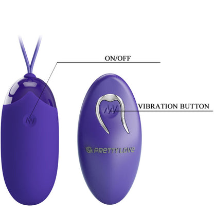 PRETTY LOVE - BERGER YOUTH OEUF VIBRANT TÉLÉCOMMANDÉ VIOLET