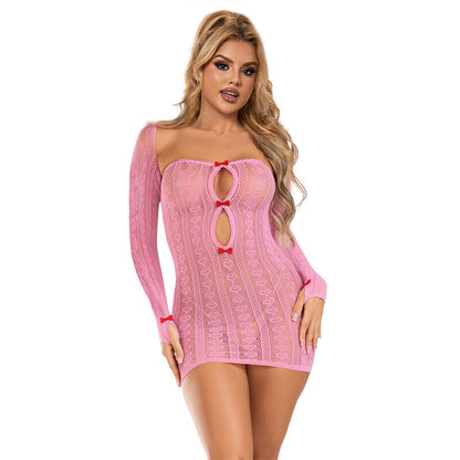 SUBBLIME - 952471 ROBE RÉSEILLE ROSE TAILLE UNIQUE