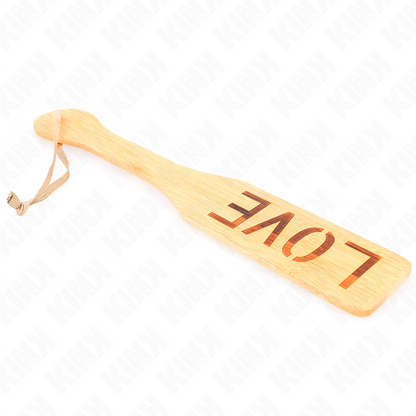 KINK - PALETTE EN BAMBOU MOT AMOUR 32 X 5,5 CM