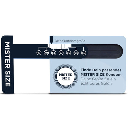 MISTER SIZE - DIMENSIONNEUR DE PRÉSERVATIFS (ALLEMAND)