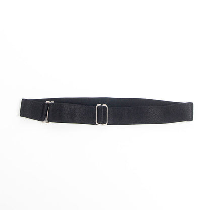 SUBBLIME - 955373 ROBE À BRETELLES EN CUIR NOIR S/M
