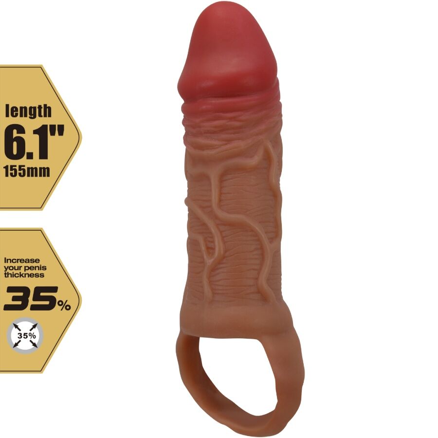 PRETTY LOVE - MANCHON PENIS PEIRRE 10 CM
