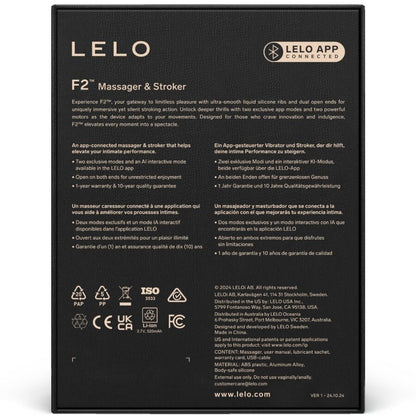 LELO - MASTURBATEUR POUR HOMME F2S™ TEAL BLEU