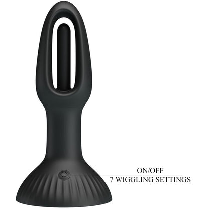 PRETTY LOVE - PLUG ANAL HUBERT AVEC 7 MODES DE VIBRATIONS