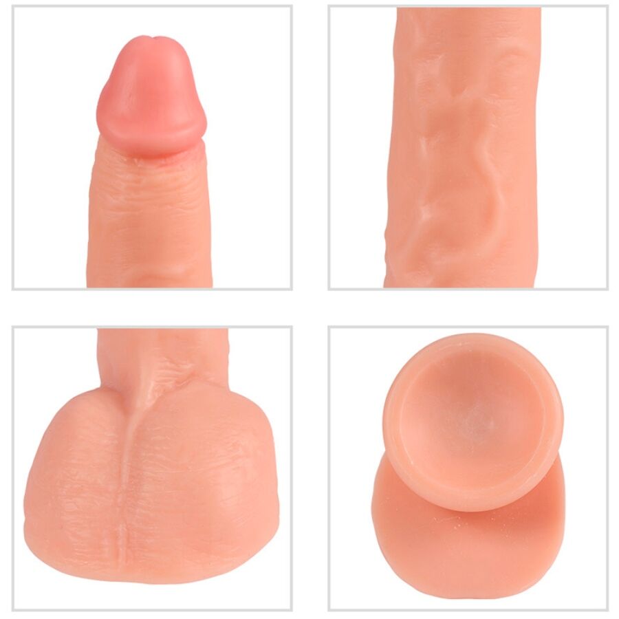 SHEQU - BEAST DILDO VIBRANT AVEC TÉLÉCOMMANDE 24,5 CM