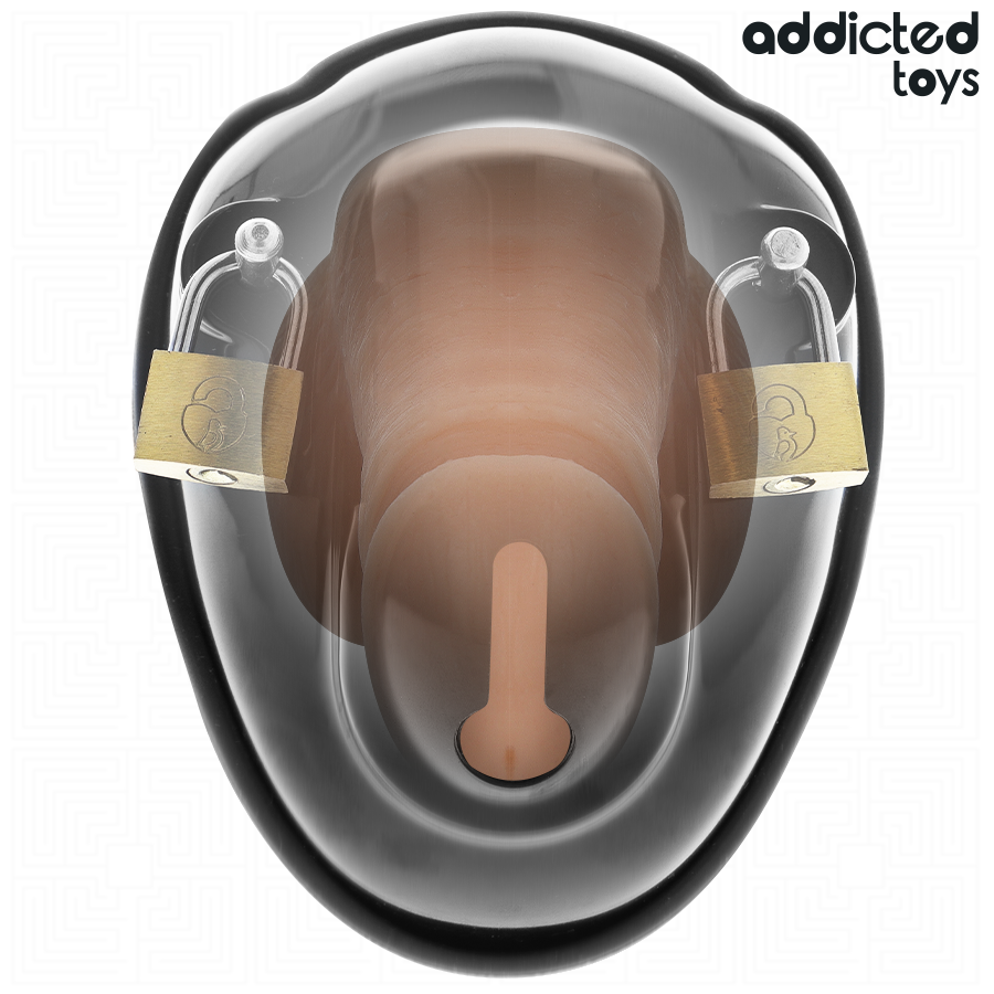 ADDICTED TOYS LOCKED - À PÉNIS VERROUILLÉE SANS CLÉ 11,5 CM