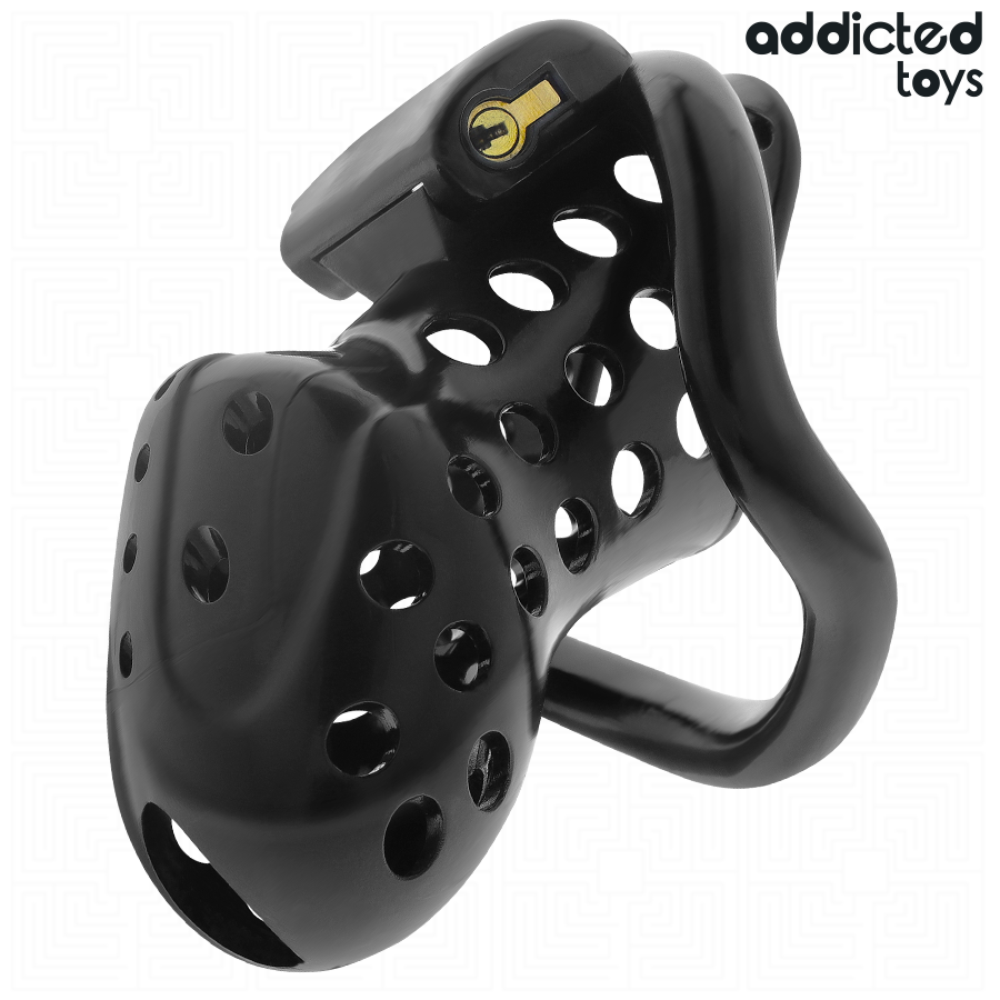 ADDICTED TOYS LOCKED - À PÉNIS CREUSE ENCHAÎNÉE 10,5 CM
