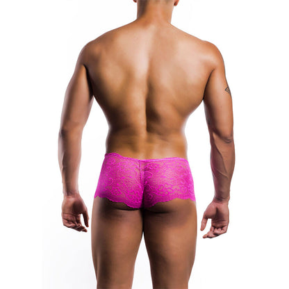 MOB - BOXER EN DENTELLE ROSE TAILLE L/XL