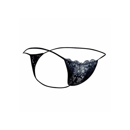 MOB - STRING EN DENTELLE NOIRE TAILLE S/M