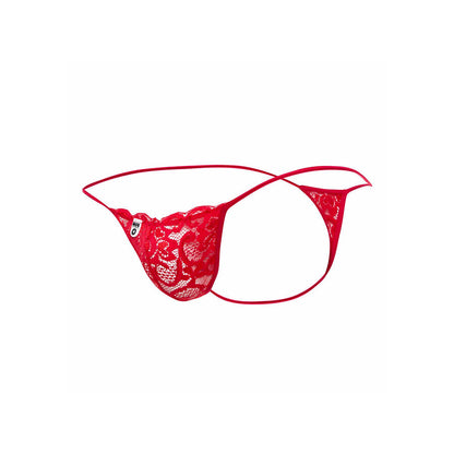 MOB - STRING EN DENTELLE ROUGE TAILLE S/M