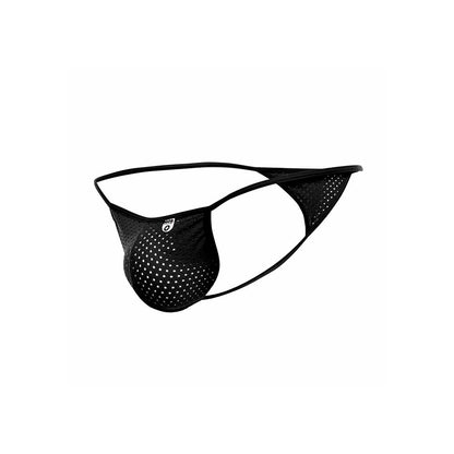 MOB - STRING EN V EN MICROFIBRE NOIR TAILLE L/XL