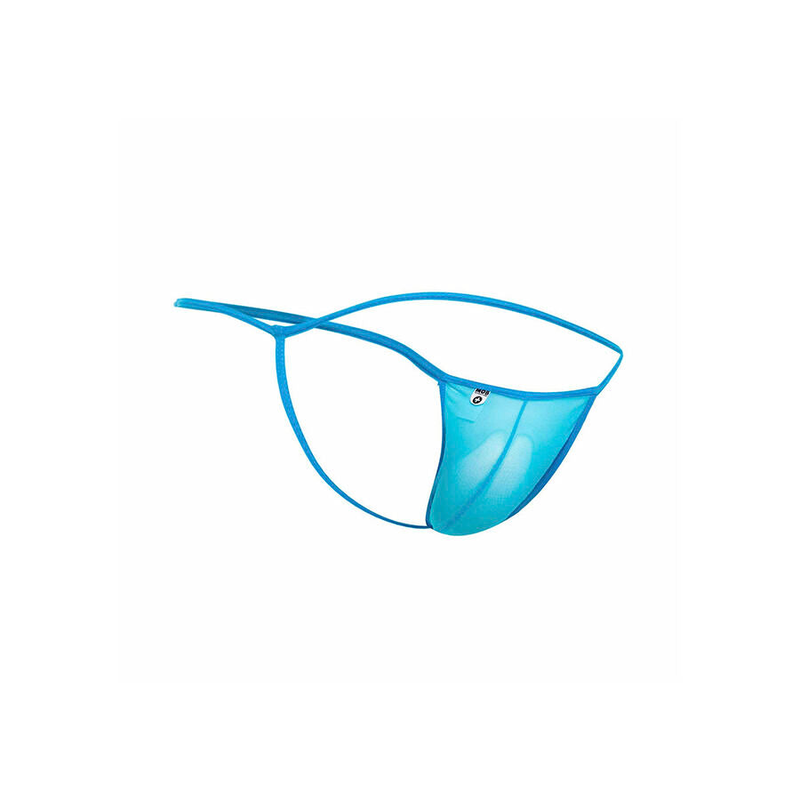 MOB - STRING TRANSPARENT EN T AQUA TAILLE L/XL