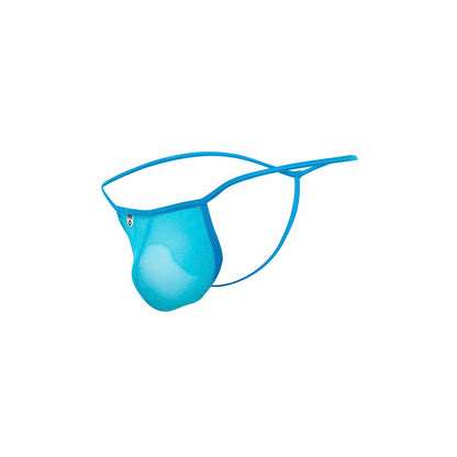 MOB - STRING TRANSPARENT EN FORME DE T AQUA TAILLE S/M