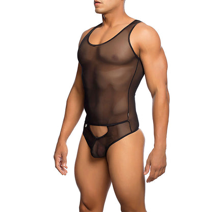 MOB - BODY TRANSPARENT NOIR TAILLE S/M