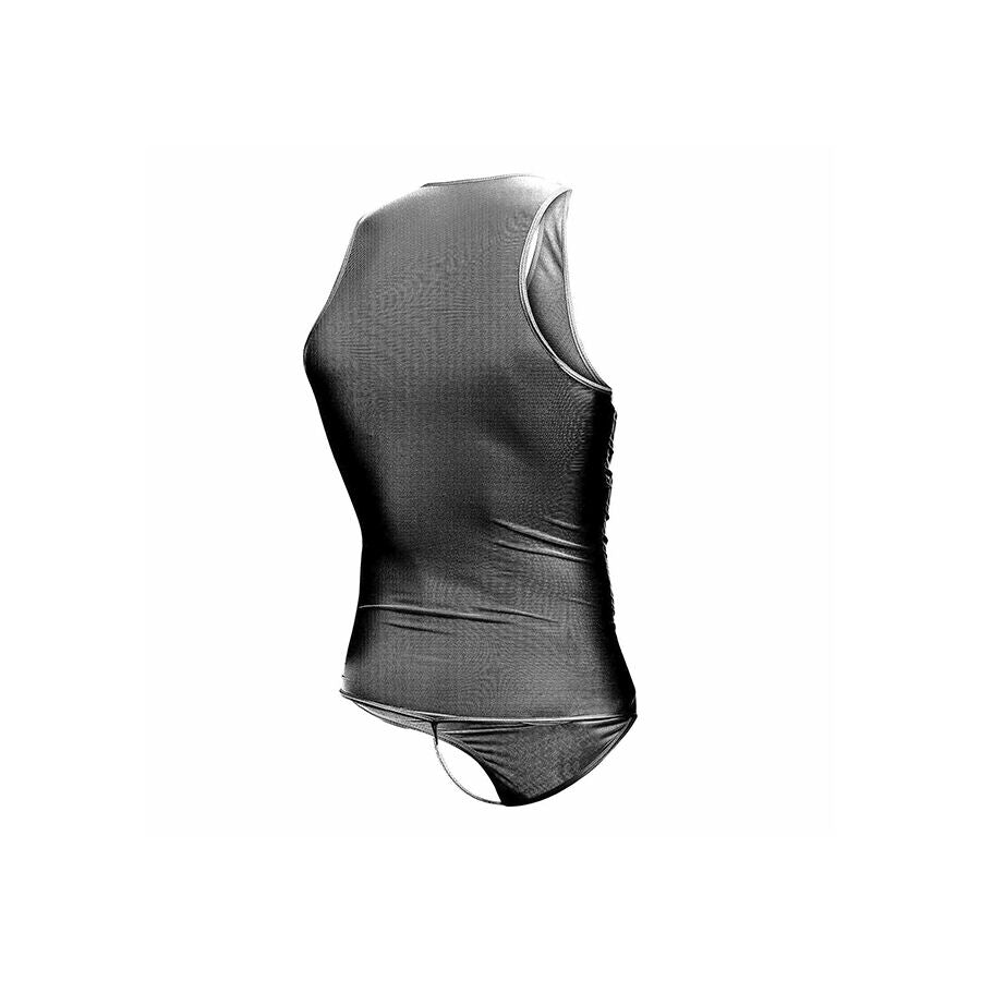 MOB - BODY TRANSPARENT NOIR TAILLE L/XL