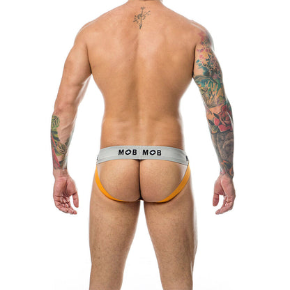 MOB - JOCK CLASSIQUE À RAYURES ORANGE TAILLE S