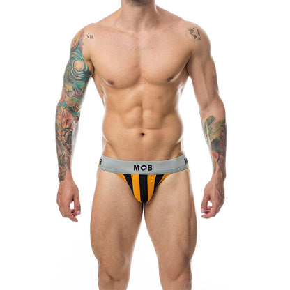 MOB - JOCK CLASSIQUE À RAYURES ORANGE TAILLE XXL
