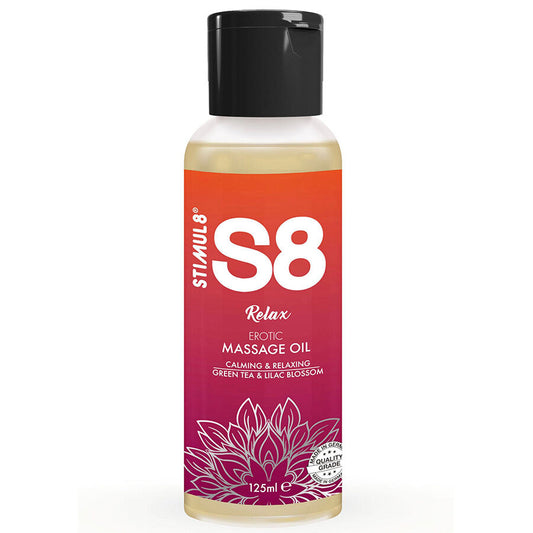 STIMUL8 - S8 RELAX HUILE DE MASSAGE AU THÉ VERT 125 ML