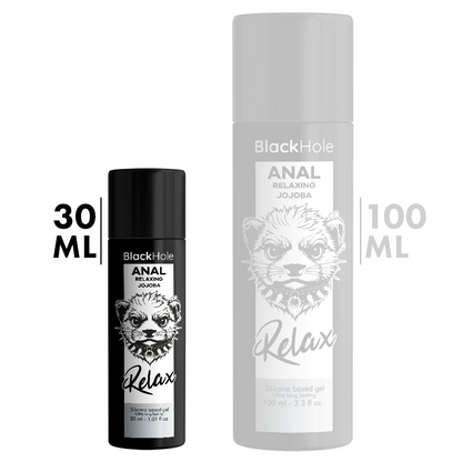 BLACK HOLE - RELAXANT ANAL JOJOBA RELAX BASE SILICONE 30 ML