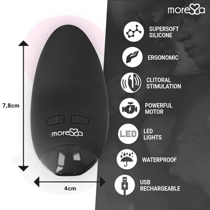 MORESSA - VIBRATEUR BLOSSOM NOIR
