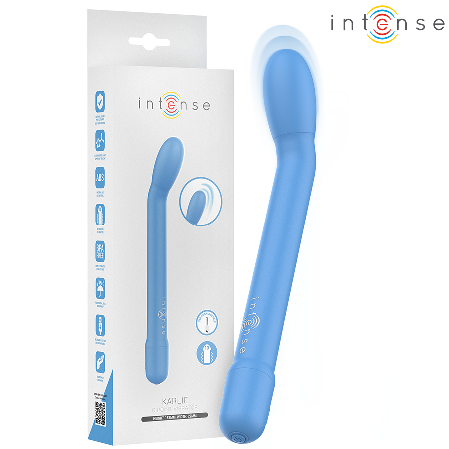 Stimulateur de point g rechargeable karlie Intense bleu