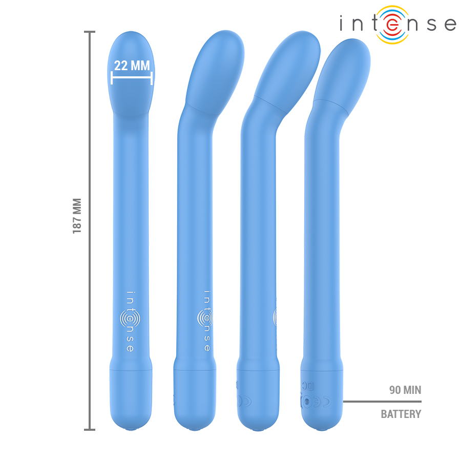 Stimulateur de point g rechargeable karlie Intense bleu
