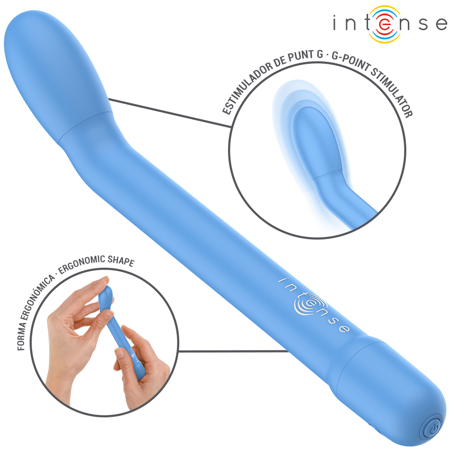 Stimulateur de point g rechargeable karlie Intense bleu
