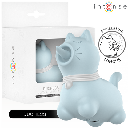 INTENSE - STIMULATEUR DUCHESSE AVEC LANGUE ROTATIVE 360º BLEU