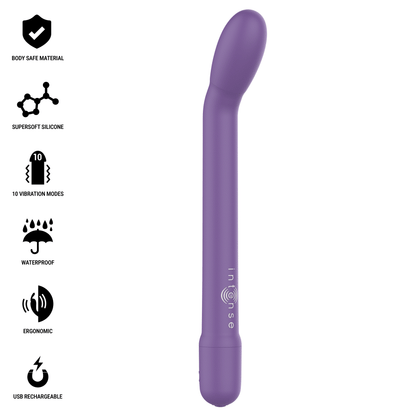 Intense stimulateur de point g rechargeable karlie violet