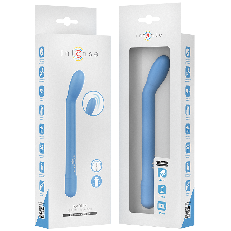 Stimulateur de point g rechargeable karlie Intense bleu