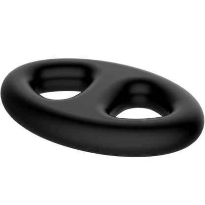 CRAZY BULL - BAGUE EN SILICONE DOUBLE OVALE
