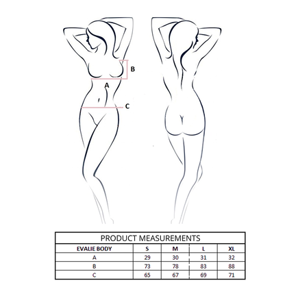 PASSION - BODY EVALIE BLANC L/XL