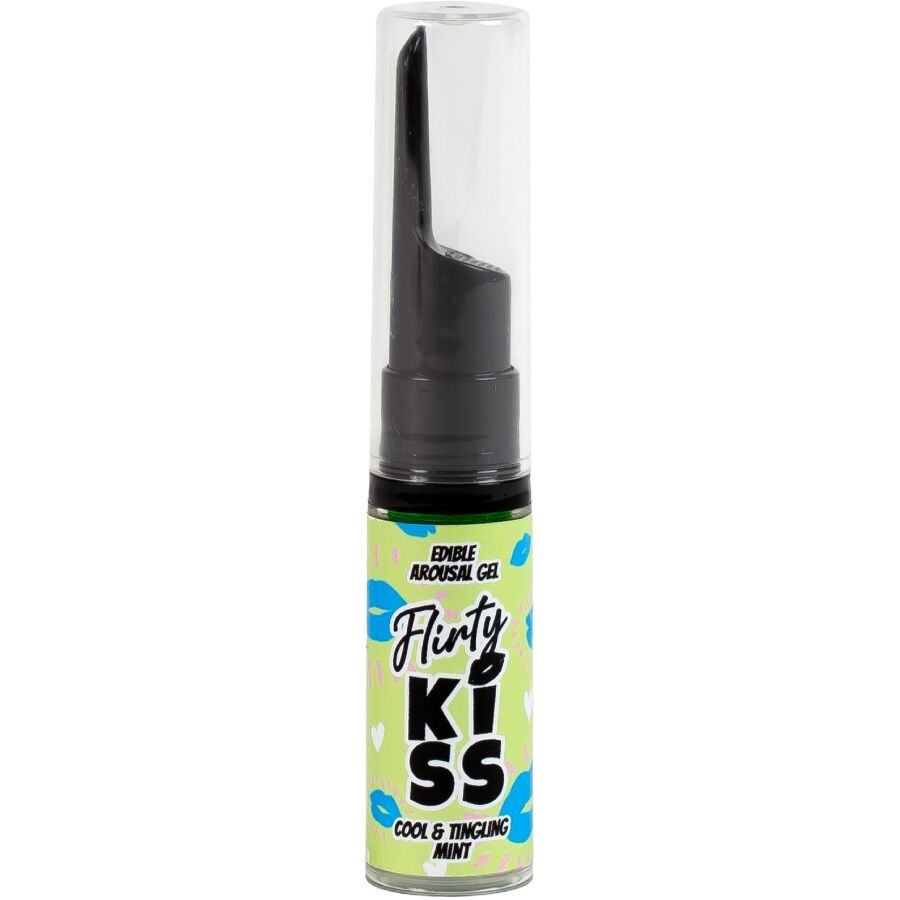SECRETPLAY - GELS COQUINS BAISERS AVEC EFFETS DE SEXE ORAL FRAISE & MENTHE 2 X 8 GR