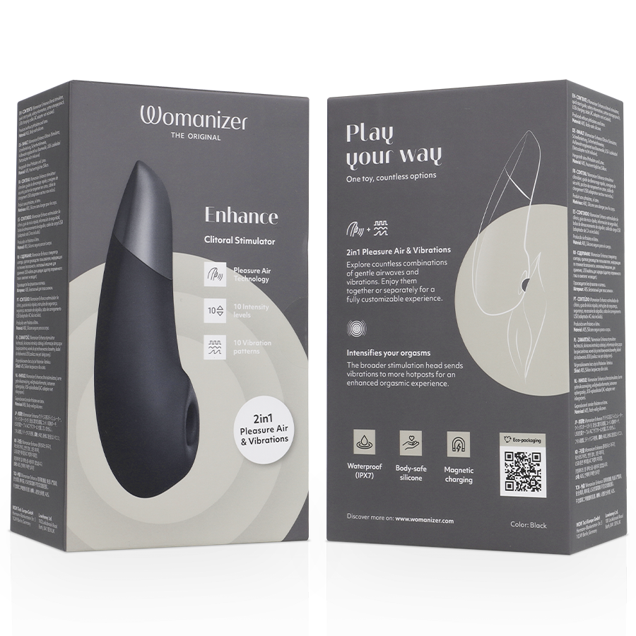 WOMANIZER - STIMULATEUR CLITORIAL NOIR
