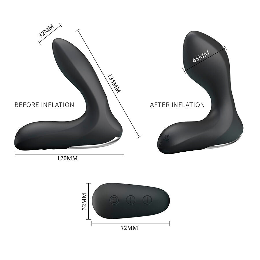 MR PLAY - MASSEUR DE PROSTATE AVEC TÉLÉCOMMANDE À VIBRATIONS