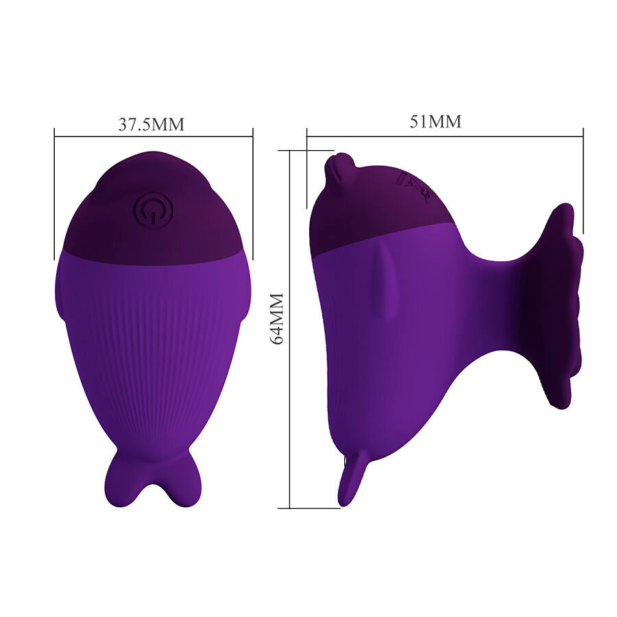 PRETTY LOVE - DOLPHIN MINI VIBRATEUR AVEC CLIP