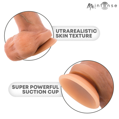 MR INTENSE - BRUCE S PÉNIS ULTRA-RÉALISTE AVEC TESTICULES 17,8 CM -Ø- 4 CM