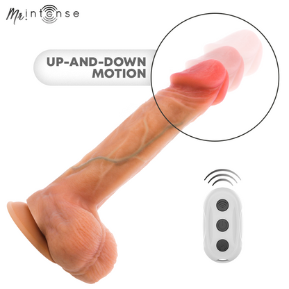 MR INTENSE - LOGAN VIBRATEUR AVEC EFFET CHAUFFANT ET TÉLÉCOMMANDE 20 CM -Ø- 4,1 CM