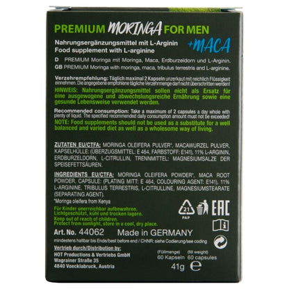 HOT - MORINGA BOÎTES POUR HOMMES 60 UNITÉS
